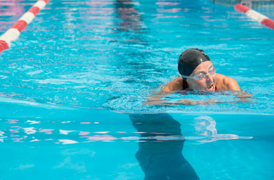 Marianna swimming